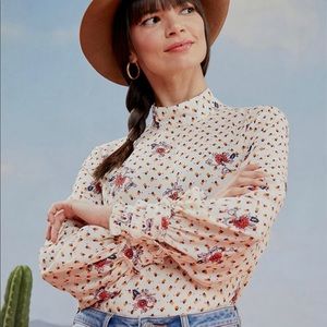 Modcloth Chiffon Blouse - 2X - Vintage Inspired